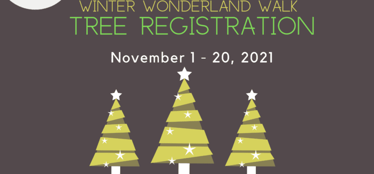Winter Wonderland Walk Tree Registration