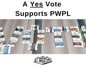 A vote yes supports the library