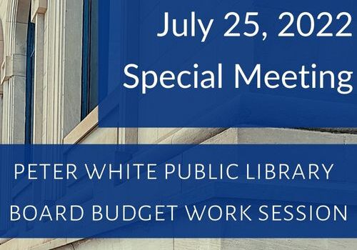 July PWPL Board Budget Work Session